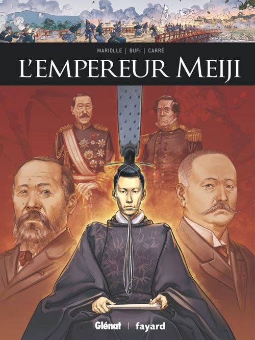 Couverture ebook de L'empereur Meiji, de Ennio Bufi
