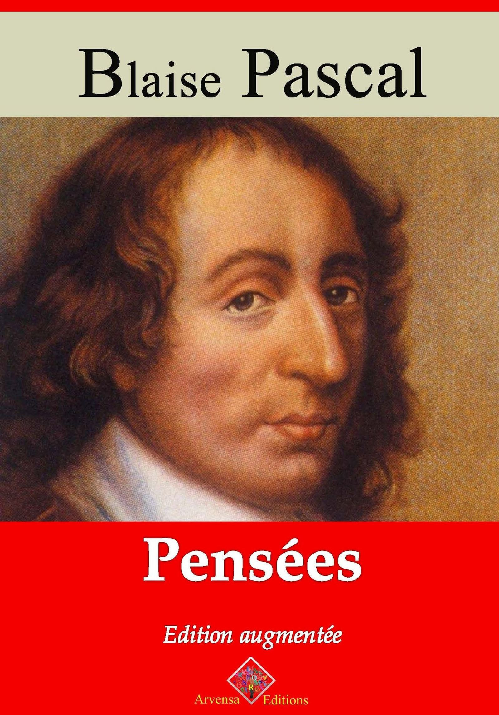 Couverture ebook de Pensées - suivi d'annexes, de Blaise Pascal