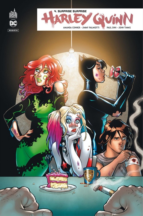 ebook cover of Harley Quinn Rebirth - Tome 4 - Surprise suprise, by Paul Dini, Amanda Conner, Jimmy Palmiotti, Chad Hardin, John Timms