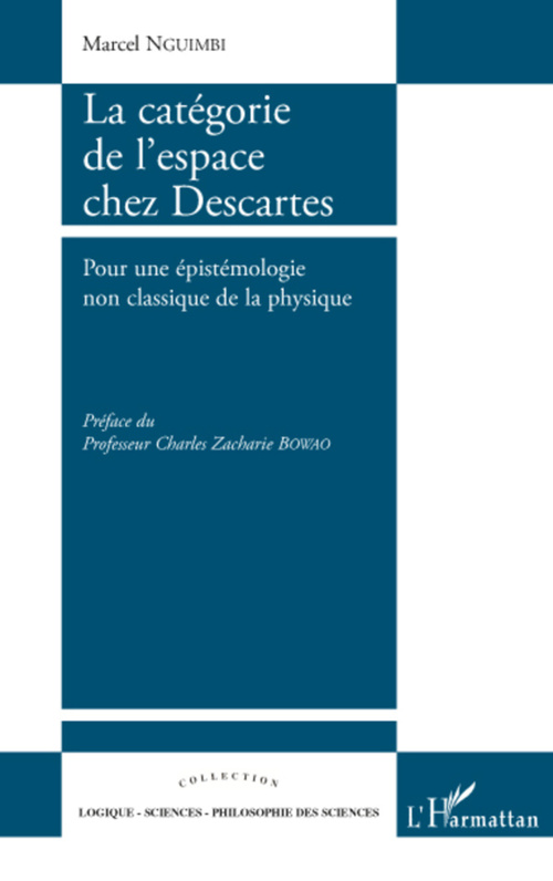 Couverture ebook de La catégorie de l'espace chez Descartes, de Marcel Nguimbi