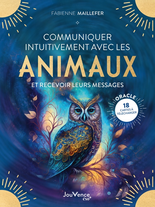 Couverture ebook de Communiquer intuitivement avec les animaux, de Fabienne Maillefer
