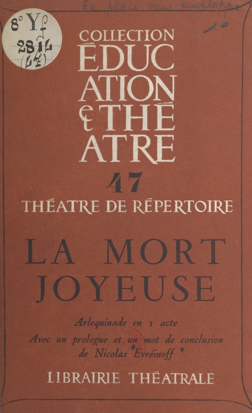 Couverture ebook de La mort joyeuse, de Nicolas Evreinoff