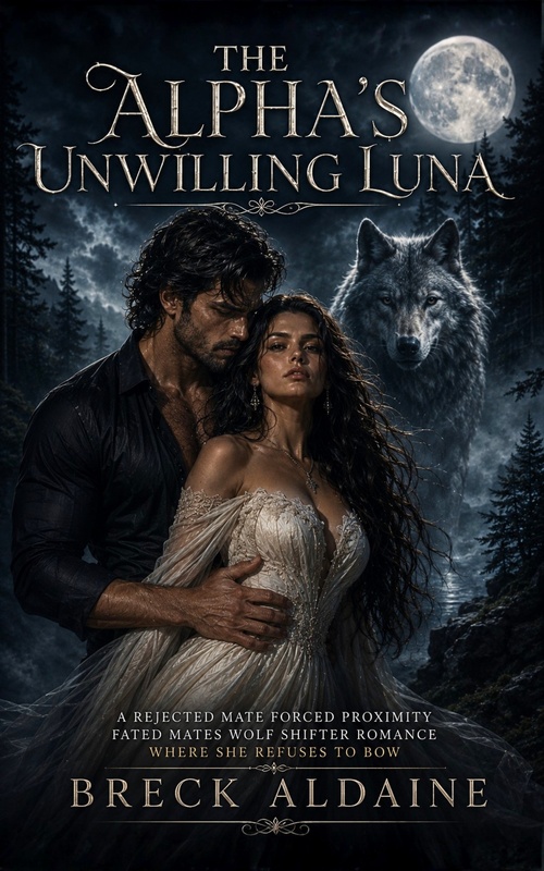 Couverture ebook de The Alpha's Unwilling Luna, de Breck Aldaine
