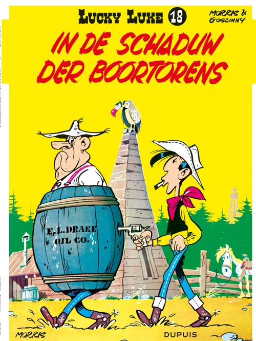 ebook cover of In de schaduw der boortorens, by Goscinny