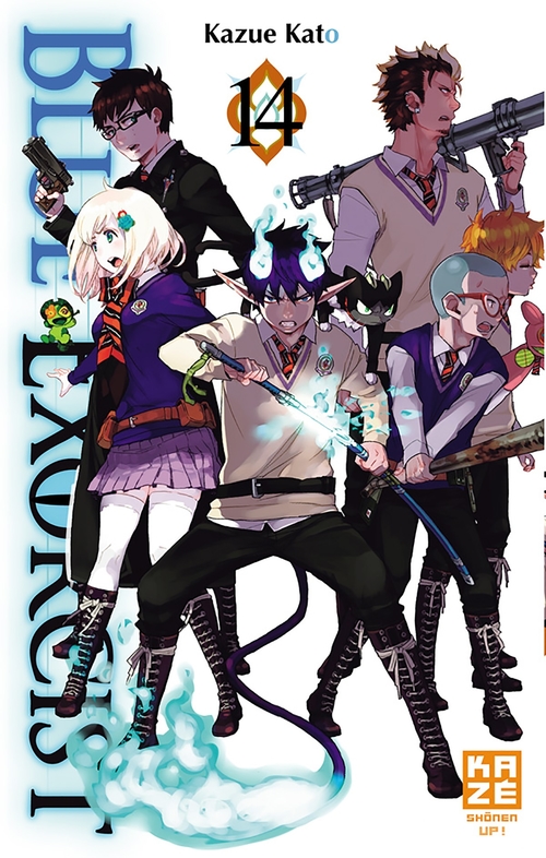 ebook cover of Blue Exorcist T14, by Kazue Kato