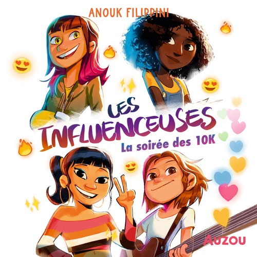 Couverture audiobook de Les influenceuses - La soirée des 10K, de Anouk Filippini