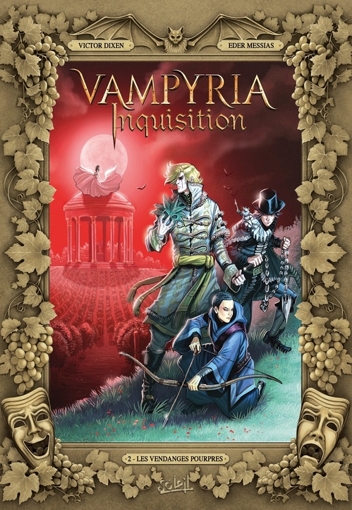 ebook cover of Vampyria Inquisition T02 - Les Vendanges pourpres, by Victor Dixen