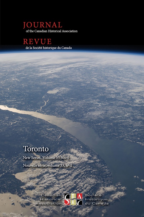 ebook cover of Journal of the Canadian Historical Association. Vol. 33 No. 1,  2023, by Adele Perry, Allan, Benjamin Bryce, Claudine Bonner, Donald Wright, James W. St. G. Walker*, Lara Campbell, P. E. Bryden
