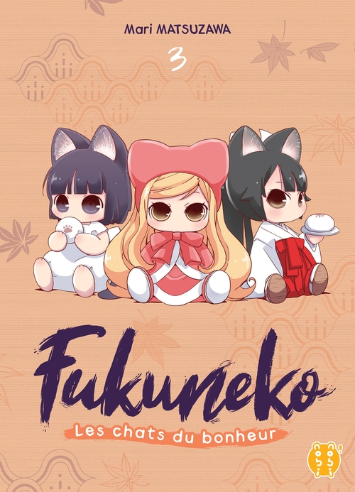 Couverture ebook de Fukuneko, les chats du bonheur T03, de Mari Matsuzawa