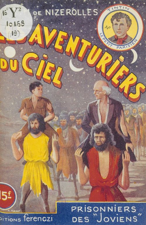 ebook cover of Les aventuriers du ciel (19). Prisonniers des Joviens, by Rene-Marcel De Nizerolles