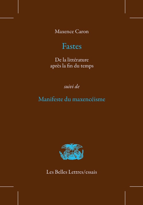 ebook cover of Fastes, by Maxence Caron