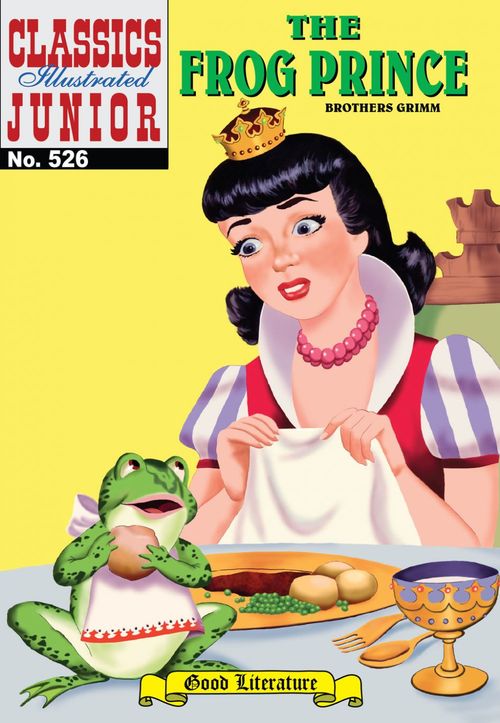 ebook cover of The Frog Prince, by Grimm Brothers