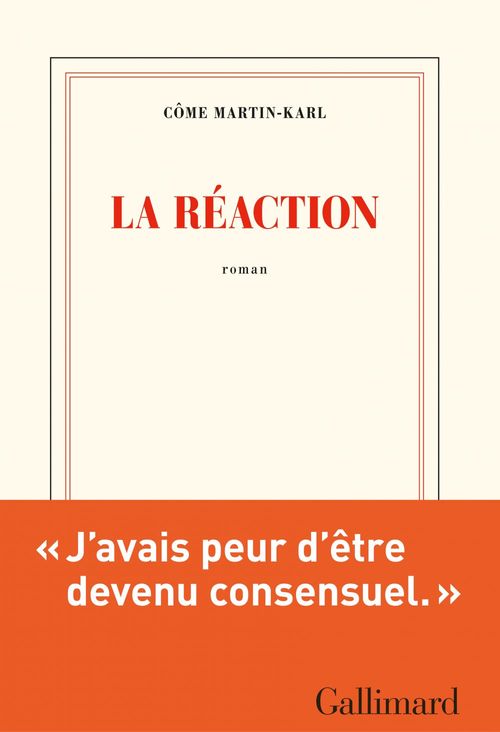 ebook cover of La réaction, by Côme Martin-karl