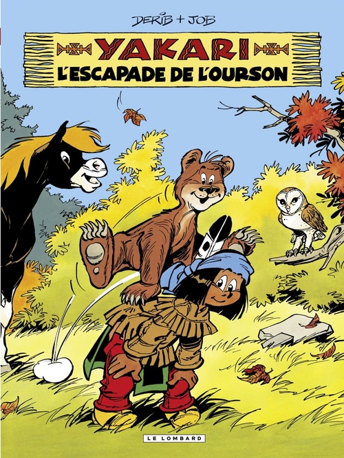 Couverture ebook de Yakari - Tome 35 - L'escapade de l'ourson, de Job, Derib