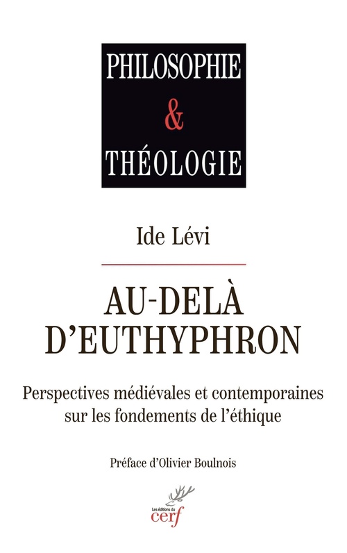 Couverture ebook de Au-delà d'Euthyphron, de Ide Lévi