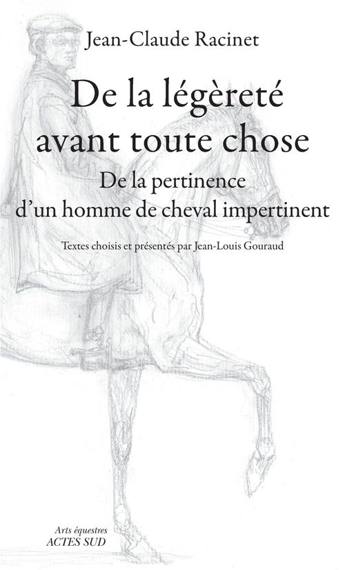 Couverture ebook de De la légèreté avant toute chose, de Jean-claude Racinet