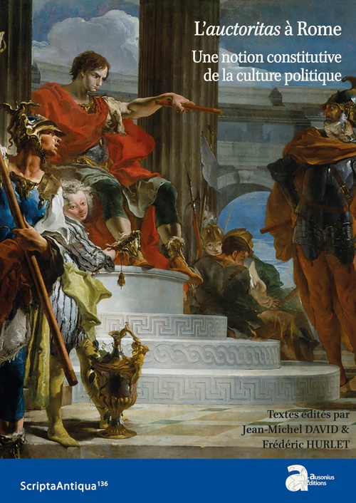 Couverture ebook de L'auctoritas à Rome, de