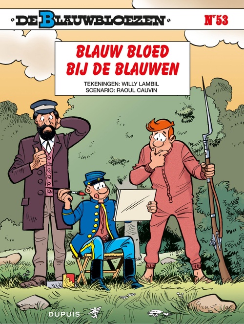 ebook cover of Blauw bloed bij de blauwen, by Cauvin
