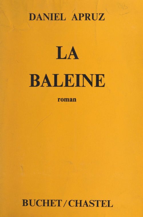 Couverture ebook de La baleine, de Daniel Apruz