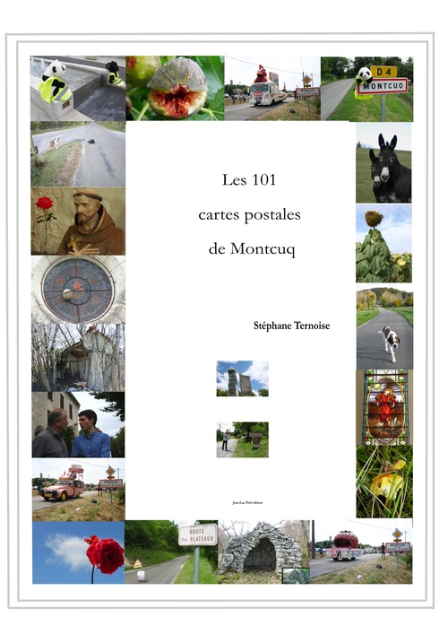 Couverture ebook de Les 101 cartes postales de Montcuq, de Stephane Ternoise
