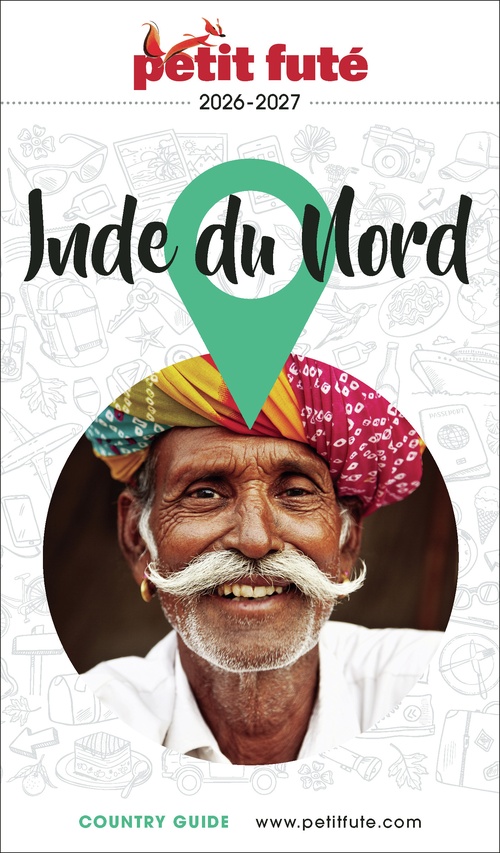 Couverture ebook de Guide Inde Du Nord 2026/2027 Petit Futé, de Collectif