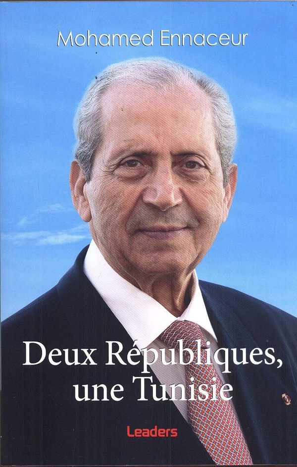 Couverture ebook de Deux Républiques, une Tunisie, de Mohamed Ennaceur