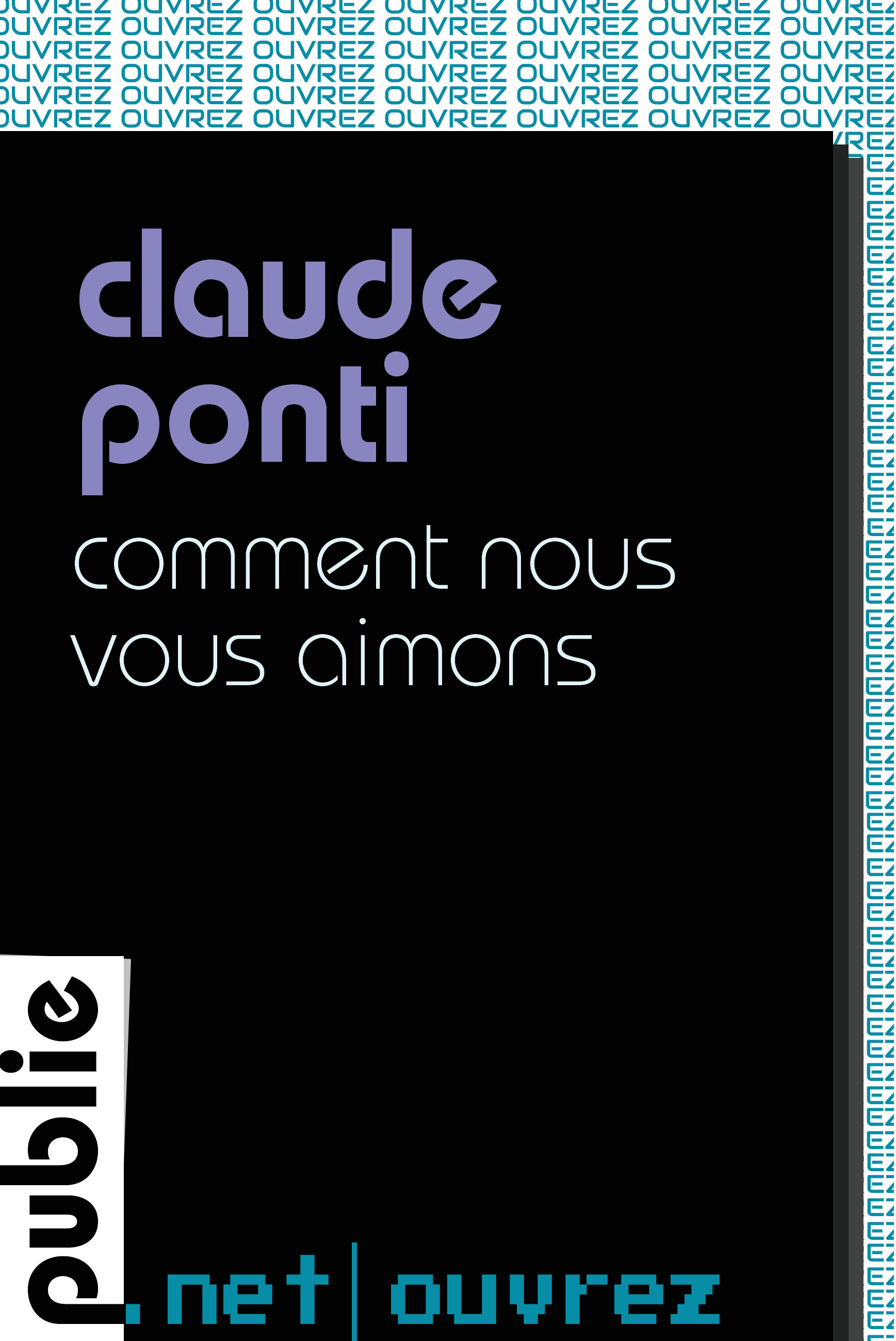 ebook cover of Comment nous vous aimons, by Claude Ponti