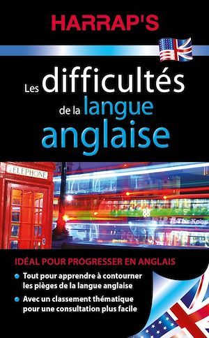 Couverture ebook de Harrap's Difficultés de la langue anglaise, de Xxx