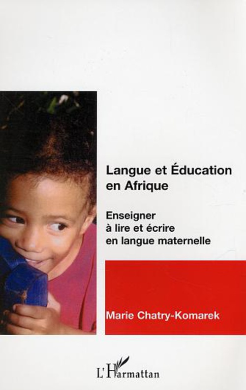 Couverture ebook de Langue et éducation en Afrique, de Marie Chatry-komarek