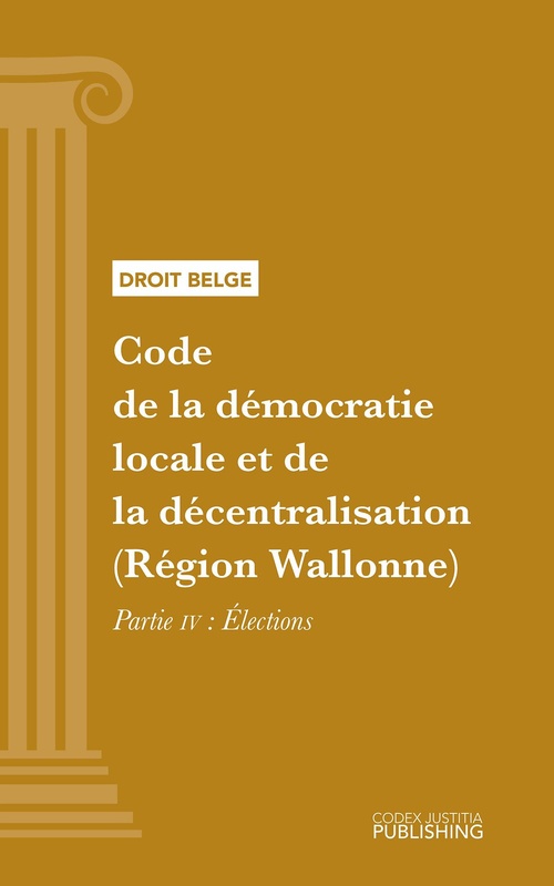 Couverture ebook de Code de la démocratie locale et de la décentralisation (Région Wallonne), de Various
