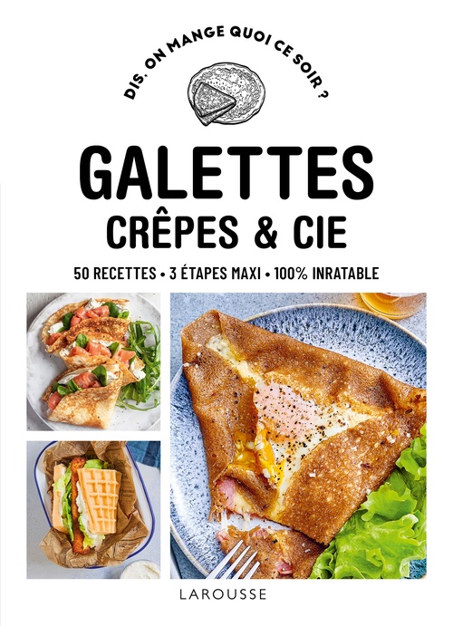 Couverture ebook de Galettes, crêpes et cie, de