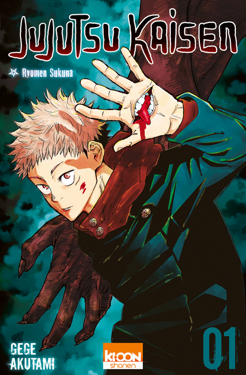 ebook cover of Jujutsu Kaisen T01, by Gege Akutami