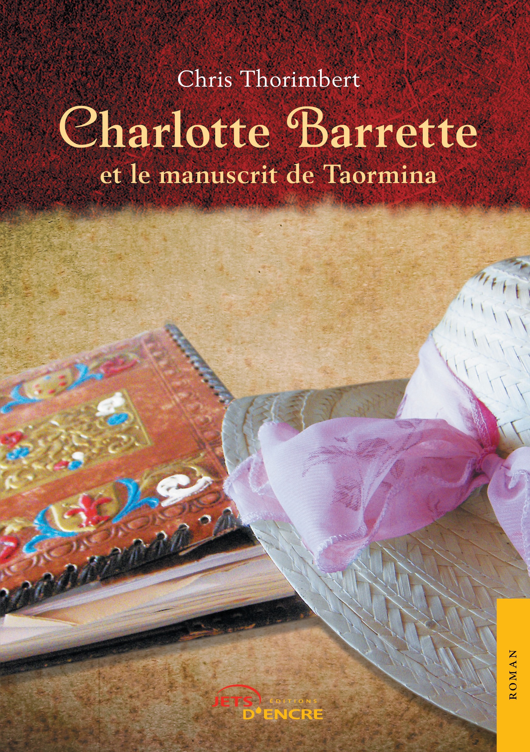 ebook cover of Charlotte Barrette et le manuscrit de Taormina, by Chris Thorimbert