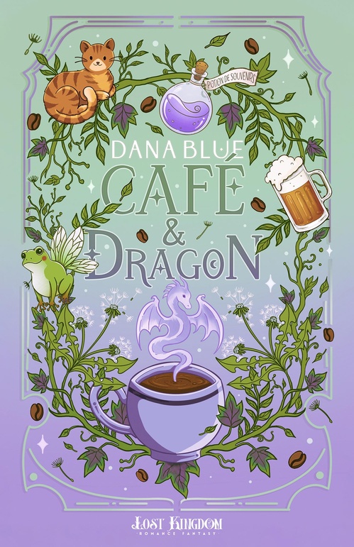 ebook cover of Café & Dragon, by Dana Blue