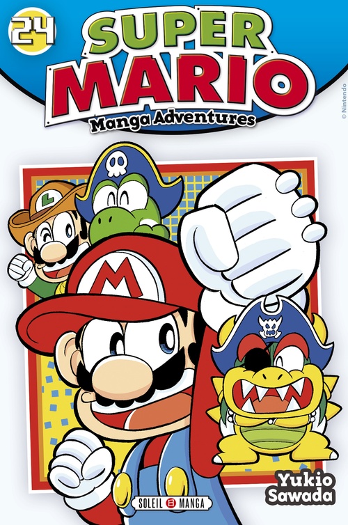 Couverture ebook de Super Mario Manga Adventures T24, de Nintendo, Yukio Sawada