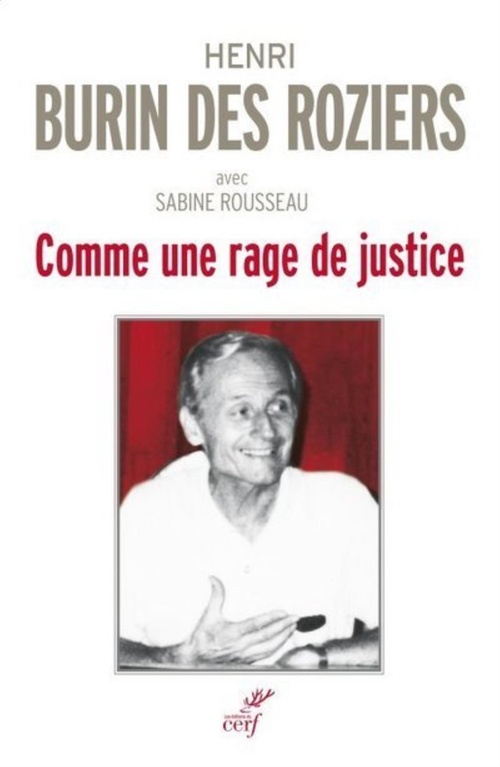 ebook cover of COMME UNE RAGE DE JUSTICE, by Henri Burin des Roziers, Sabine Rousseau