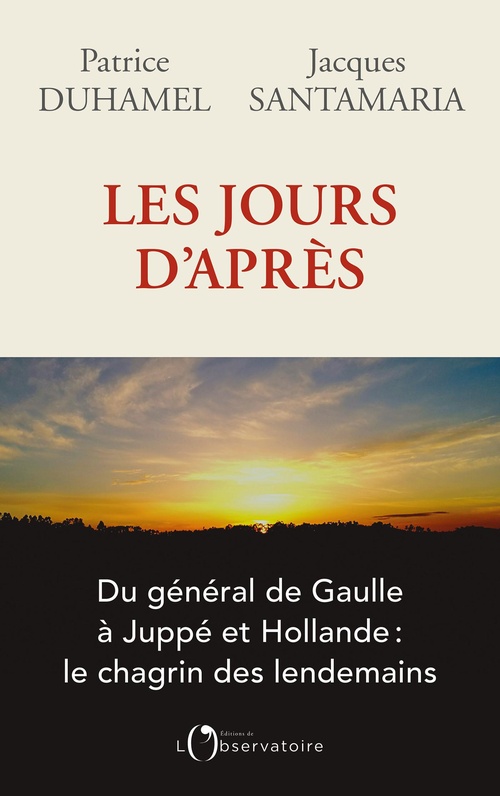 Couverture ebook de Les Jours d'après, de Patrice Duhamel, Jacques Santamaria