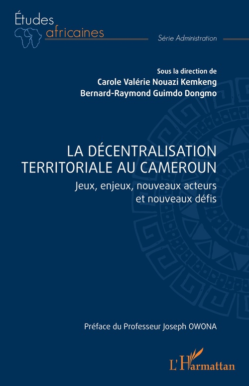 ebook cover of La décentralisation territoriale au Cameroun, by