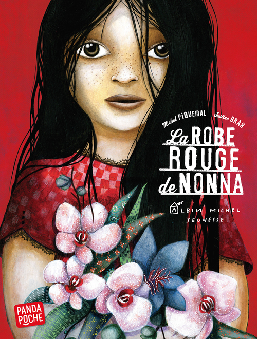 Couverture ebook de La Robe rouge de Nonna, de Michel Piquemal