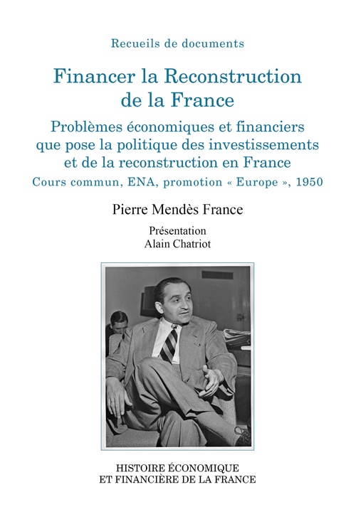 Couverture ebook de Financer la Reconstruction de la France, de Pierre Mendès France