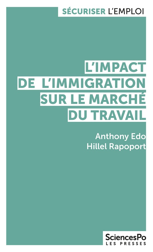 ebook cover of L'impact de l'immigration sur le marché du travail, by Anthony Edo, Hillel Rapoport