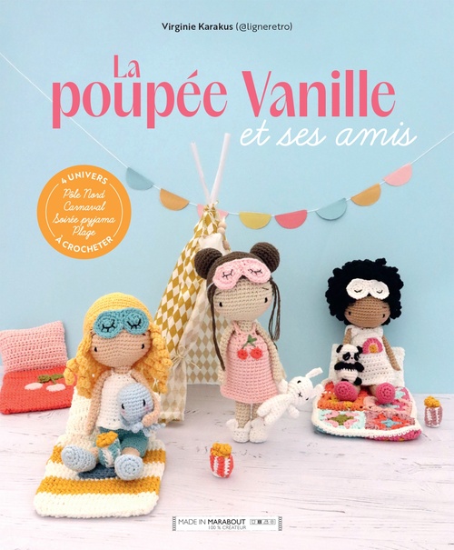 Couverture ebook de La poupée Vanille et ses amis, de Virginie Karakus @ligneretro