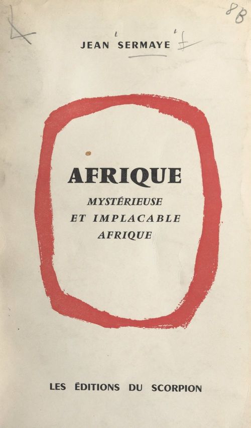 ebook cover of Afrique, by Jean Sermaye
