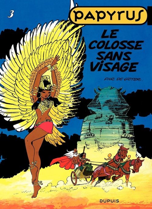Couverture ebook de Papyrus - Tome 3 - Le colosse sans visage, de Lucien De gieter