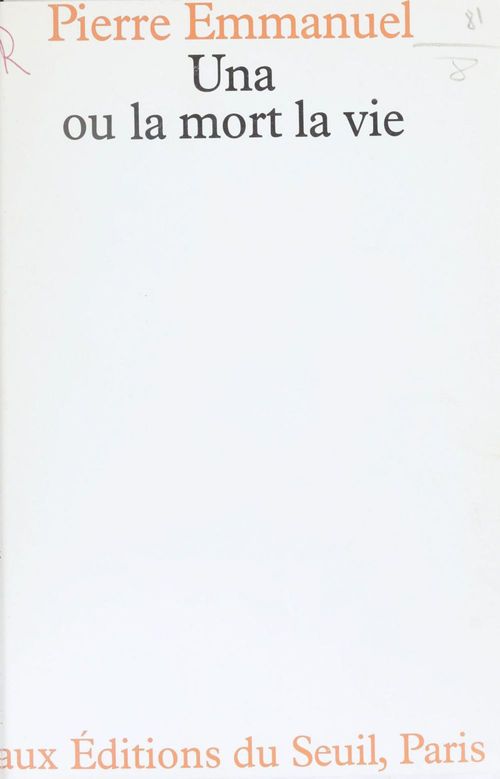 ebook cover of Una, by Pierre Emmanuel