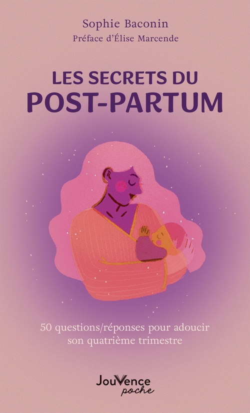 Couverture ebook de Les secrets du post-partum, de Sophie Baconin