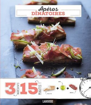 Couverture ebook de Apéros dînatoires, de Collectif