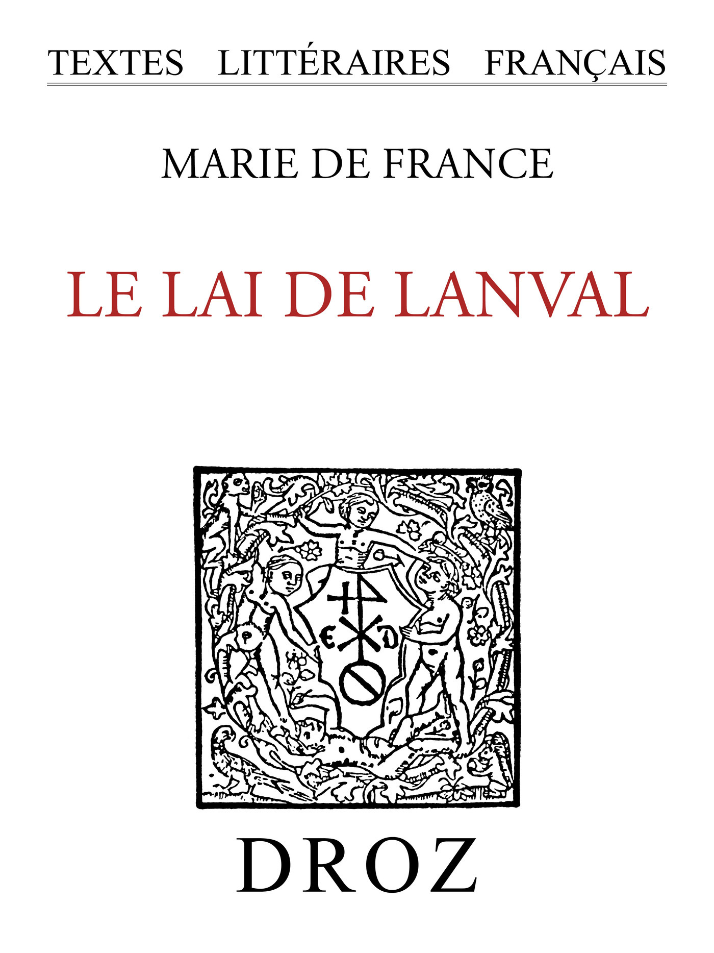 ebook cover of Le Lai de Lanval, by Marie de France
