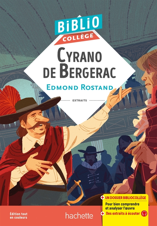 ebook cover of Bibliocollège- Cyrano de Bergerac, Edmond Rostand, by Edmond Rostand