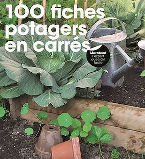 Couverture ebook de 100 fiches potagers en carré, de Pierre-Yves Nédelec